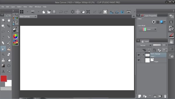 ClipStudioサンプルウィンドウ